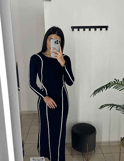 Платье трикотажное длинное BePlatinum (one size)