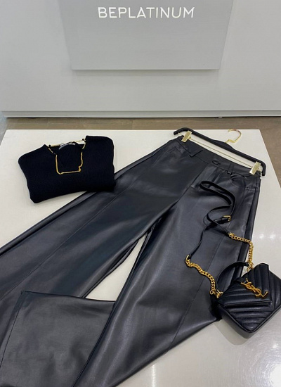 Брюки экокожа Loewe