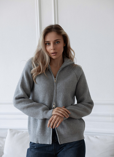 Свитер на замке BePlatinum (one size)