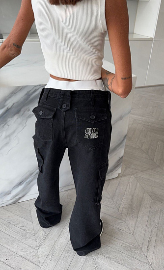 Джинсы карго Miu Miu (M)