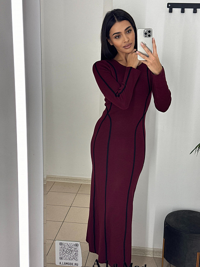 Платье трикотажное длинное BePlatinum (one size)