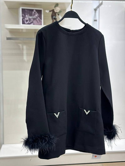 Платье с длинным рукавом Valentino (L)