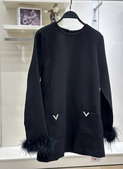 Платье с длинным рукавом Valentino (L)
