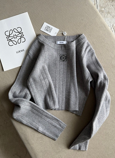 Лонгслив укороченный Loewe (one size)