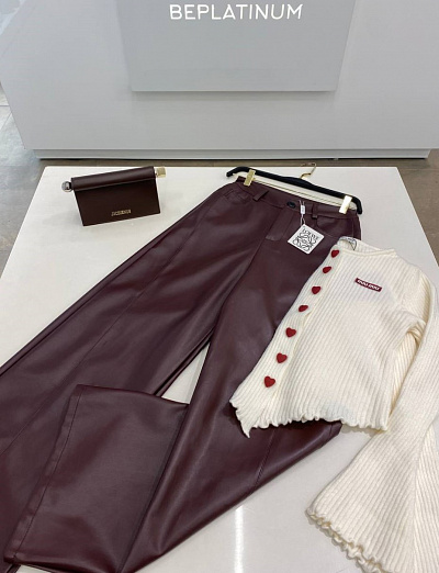 Брюки экокожа Loewe (L)