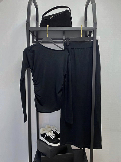 Костюм лонгслив длинная юбка BePlatinum (One size)