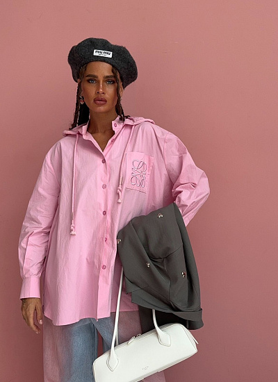 Рубашка с капюшоном Loewe (one size)