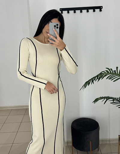 Платье трикотажное длинное BePlatinum (one size)