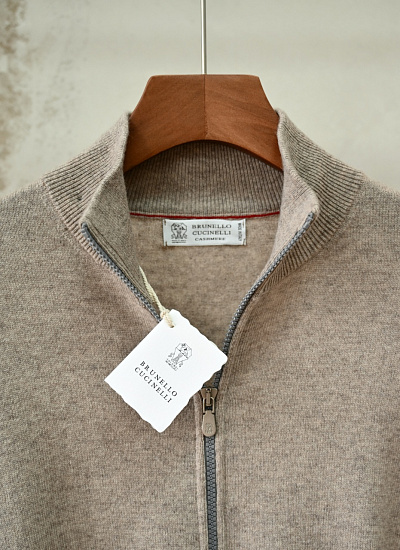 Джемпер на замке Brunello Cucinelli (2XL)