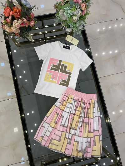 Костюм футболка юбка Fendi (92 СМ)
