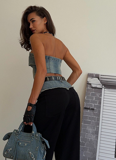Костюм топ брюки Balenciaga