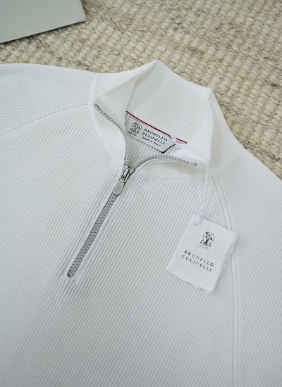 Джемпер короткий замок Brunello Cucinelli