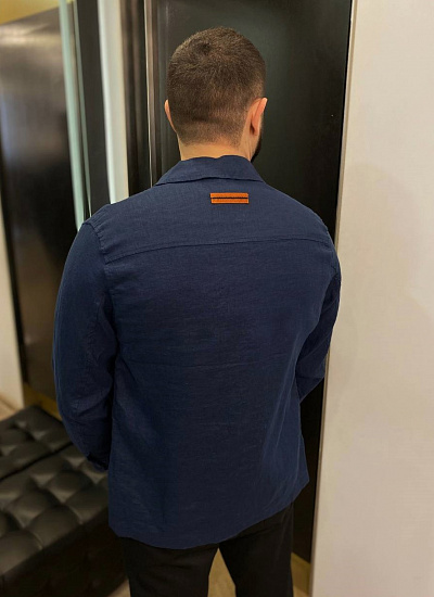 Куртка рубашка лен Zegna