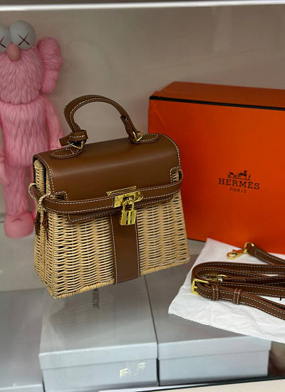 Сумка плетеная Hermes