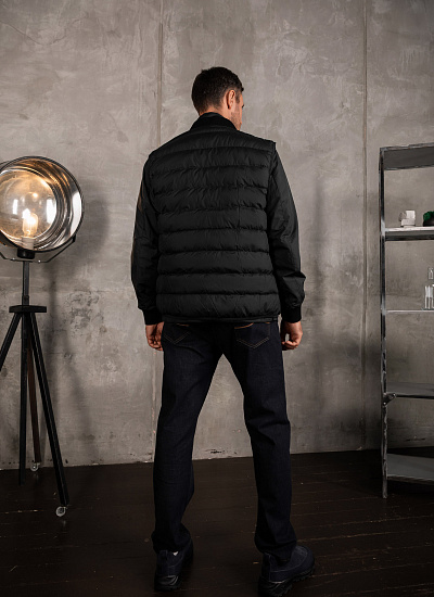 Куртка-жилет с трикотажными вставками Moncler