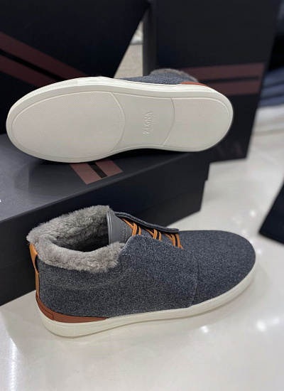 Ботинки на меху Zegna