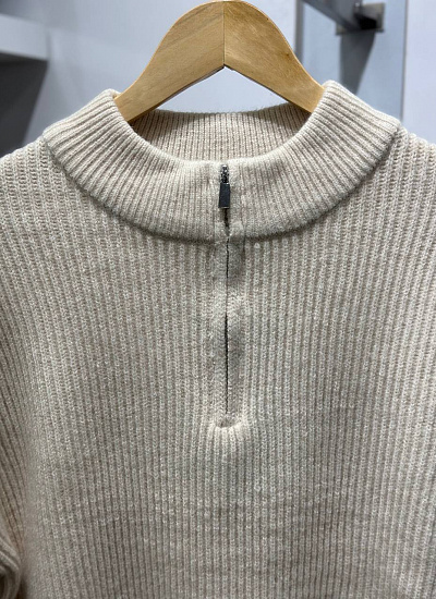 Джемпер вязаный с замком BePlatinum (2XL)