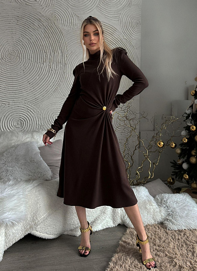 Платье длинное с рукавом Loewe