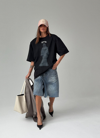 Футболка oversize Balenciaga (one size)