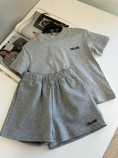 Костюм детский футболка шорты Celine (130 см)