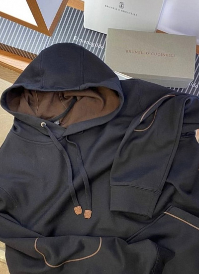 Толстовка с капюшоном Brunello Cucinelli