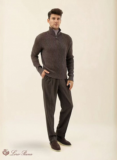 Свитер короткий замок Loro Piana