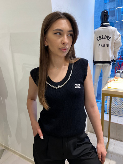 Жилет трикотажный Miu Miu (one size)