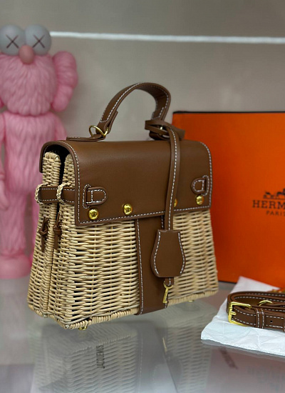 Сумка плетеная Hermes