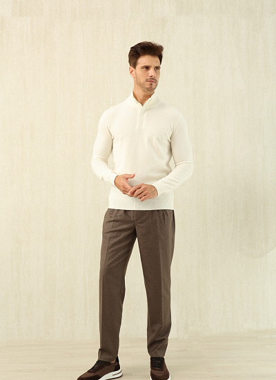 Джемпер короткий замок Zegna