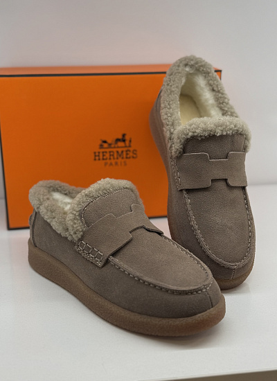 Ботинки на меху Hermes