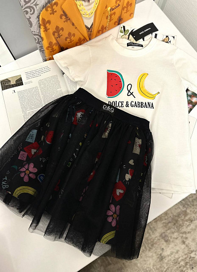 Футболка юбка D&G