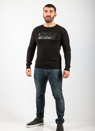 Трикотаж Hugo Boss черный (4XL)