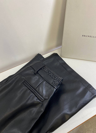 Брюки кожаные Alexanderwang