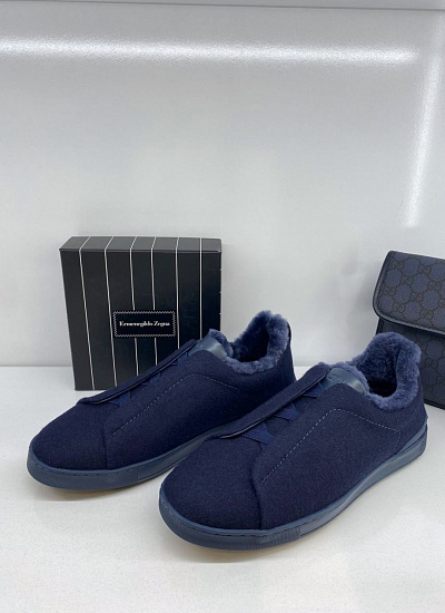 Кеды на меху Zegna