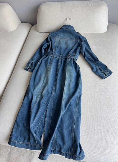 Платье джинсовое длинное с рукавом Acne Studios (L)