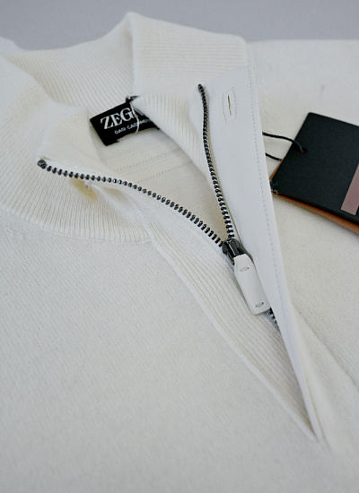 Джемпер короткий замок Zegna