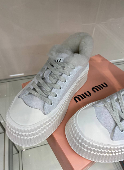 Кеды Miu Miu на меху