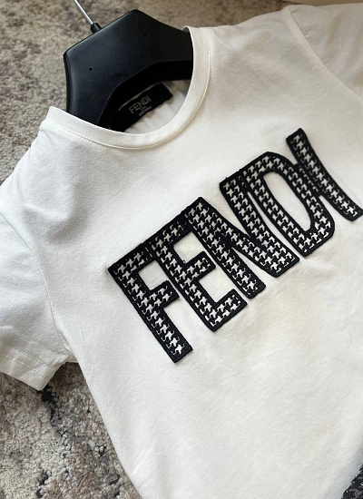 Костюм футболка юбка Fendi