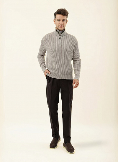 Свитер короткий замок Loro Piana