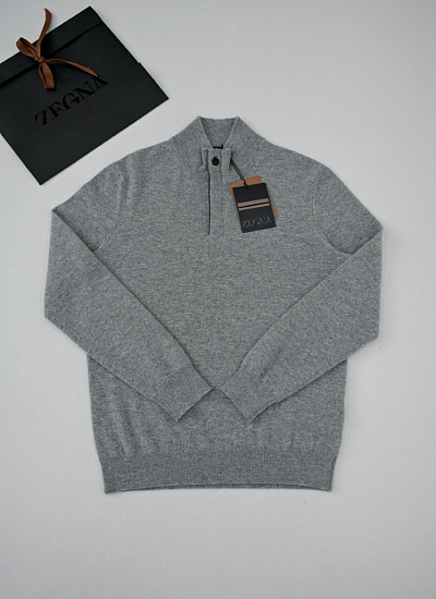 Джемпер короткий замок Zegna