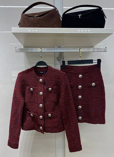 Костюм жакет юбка Balmain