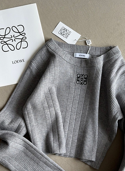 Лонгслив укороченный Loewe