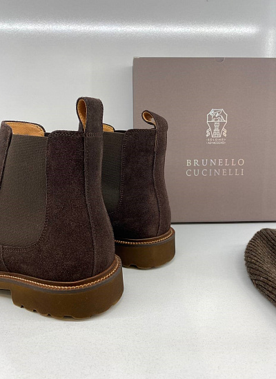 Ботинки с мехом Brunello Cuccinelli