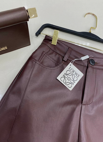 Брюки экокожа Loewe