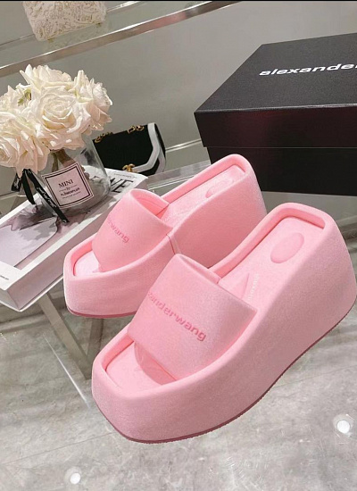 Шлепки на платформе Alexanderwang