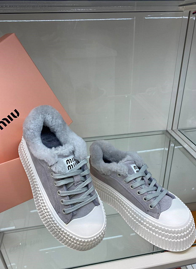 Кеды Miu Miu на меху