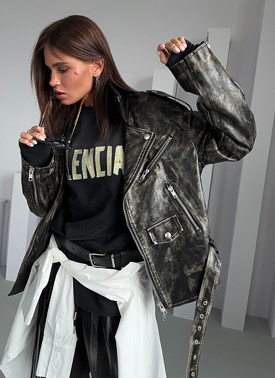Кожанка Balenciaga