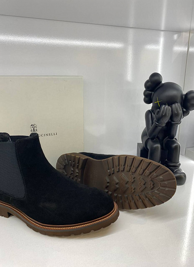 Ботинки с мехом Brunello Cuccinelli