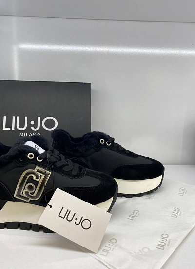 Кроссовки на платформе Liu Jo с мехом