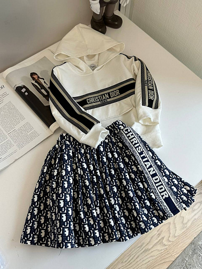 Костюм дет. худи юбка Christian Dior (130 см)